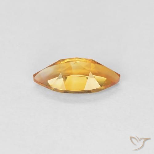 9,17 ctw natürlicher Aprikose Orange Citrin, Marquise, VVS
