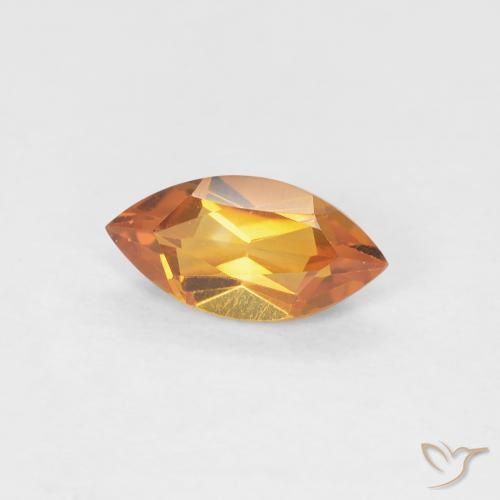 9,17 ctw natürlicher Mittelorange Citrin, Marquise, VVS
