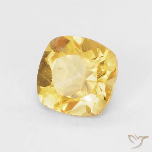 9,17 ctw natürlicher gold-orange Citrin, Kissen, VS