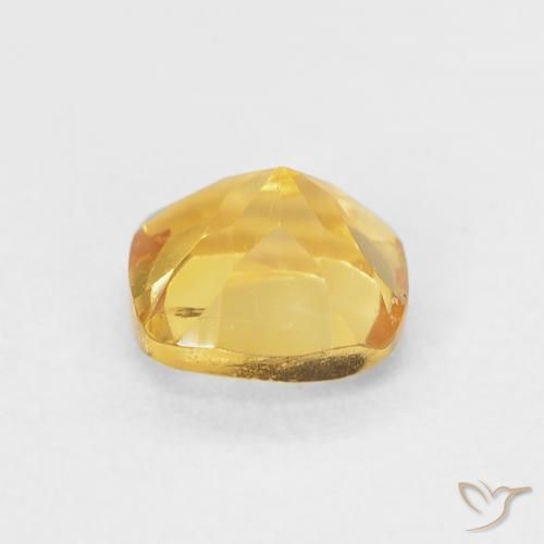 9,17 ctw natürlicher gold-orange Citrin, Kissen, VS