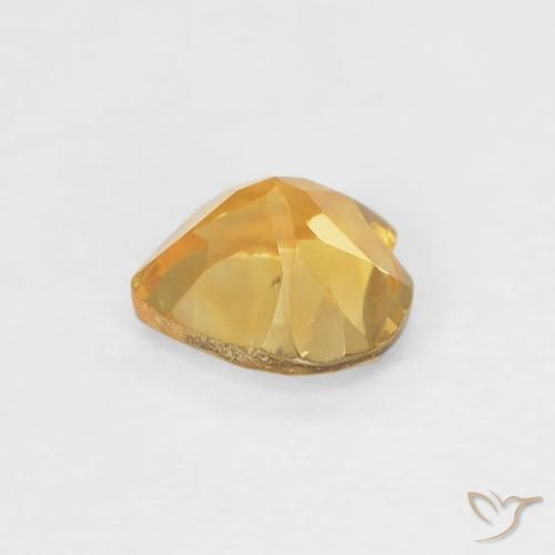 9,17 ctw natürlicher Hellorange-Gold Citrin, Herz, VVS