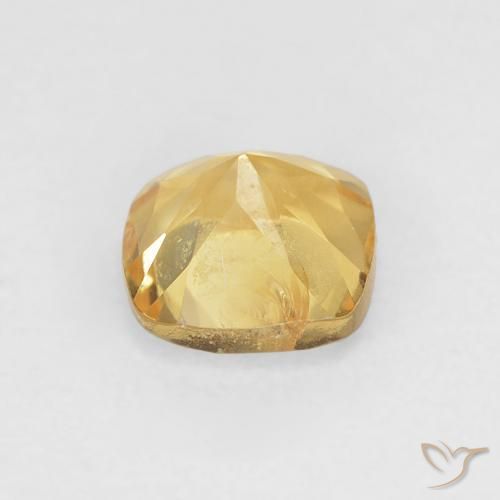 9,17 ctw natürlicher gold-orange Citrin, Kissen, VS