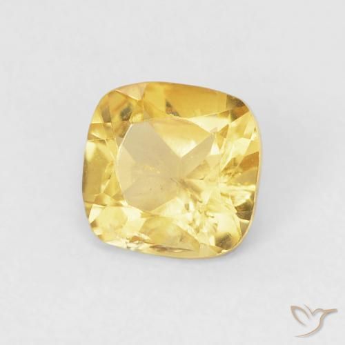 9,17 ctw natürlicher Mittelgold Citrin, Kissen, VS