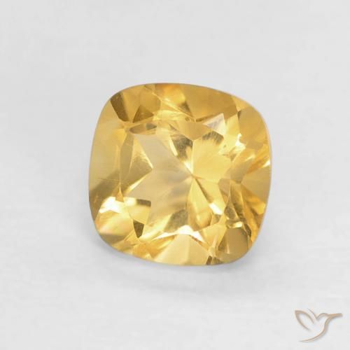 9,17 ctw natürlicher Mittleres Gold Citrin, Kissen, VVS-VS
