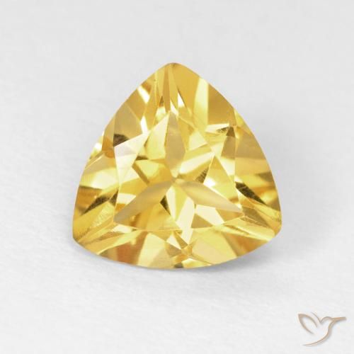 1.45ct Natürlicher Helles Gold Citrin, Trillion, VVS-VS