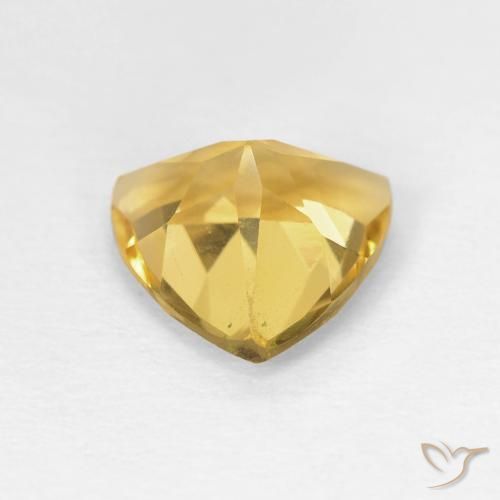 9,17 ctw natürlicher Helles Gold Citrin, Trillion, VVS-VS