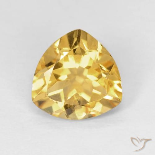 1.58ct Natürlicher Top-Gold Citrin, Trillion, VVS-VS