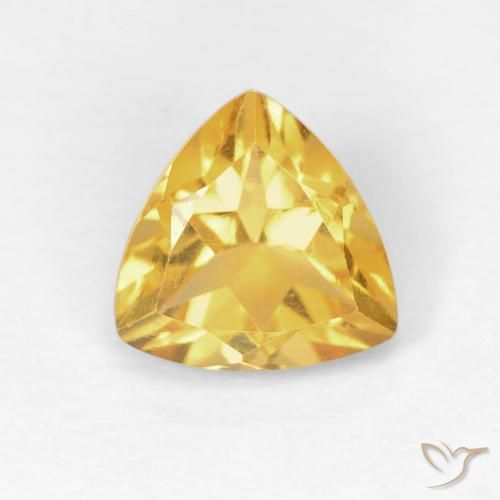 1.11ct Natürlicher Mittleres Gold Citrin, Trillion, VS