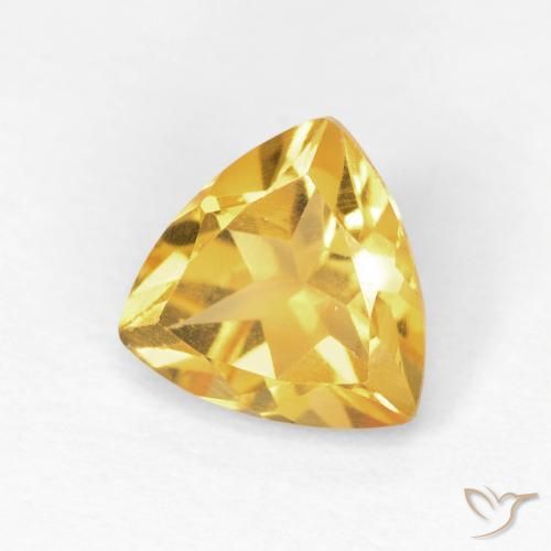 9,17 ctw natürlicher Mittleres Gold Citrin, Trillion, VS