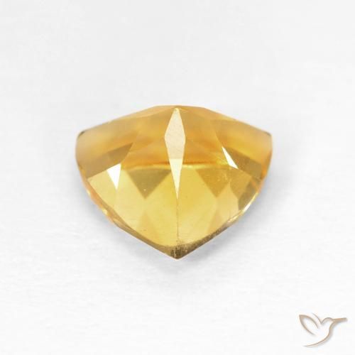9,17 ctw natürlicher Mittleres Gold Citrin, Trillion, VS