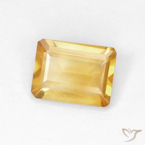 9,17 ctw natürlicher Mittleres Gold Citrin, Oktagonschliff, VS