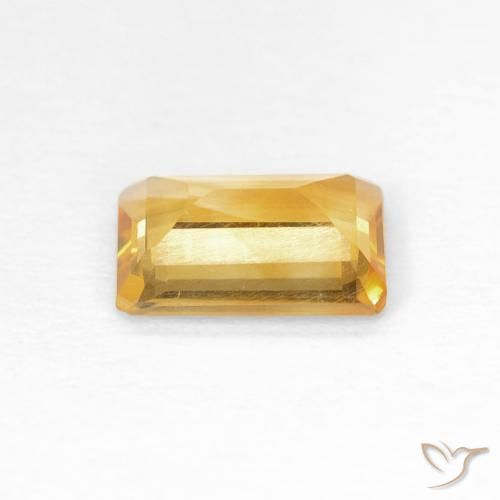 9,17 ctw natürlicher Mittleres Gold Citrin, Oktagonschliff, VS