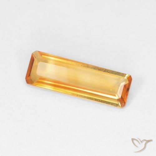 9,17 ctw natürlicher Orange-Gold Citrin, Oktagonschliff, VVS-VS