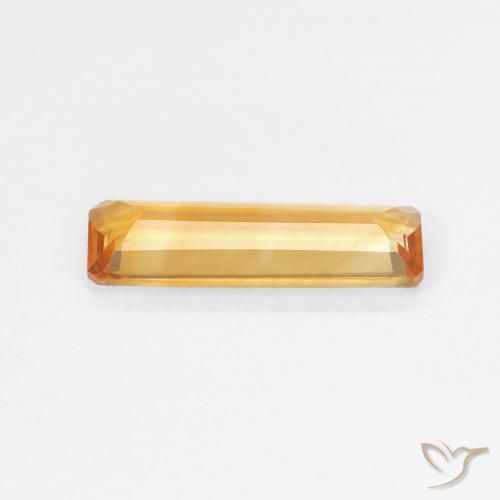 9,17 ctw natürlicher Orange-Gold Citrin, Oktagonschliff, VVS-VS