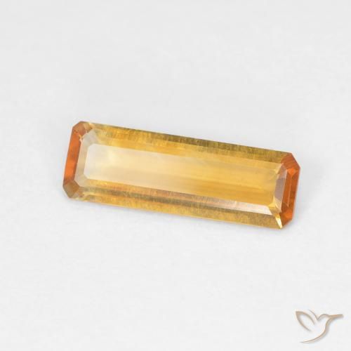 9,17 ctw natürlicher Orange-Gold Citrin, Oktagonschliff, VVS-VS