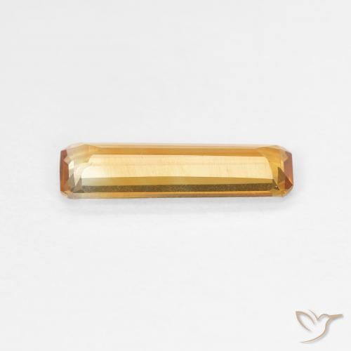 9,17 ctw natürlicher Orange-Gold Citrin, Oktagonschliff, VVS-VS