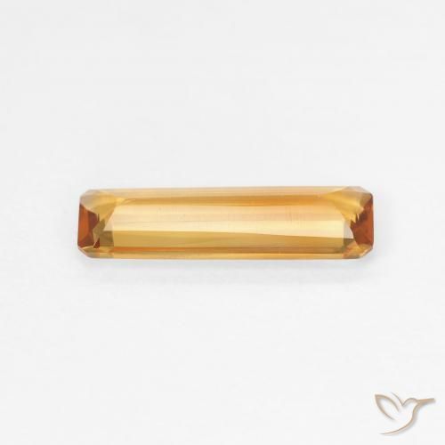 9,17 ctw natürlicher Orange-Gold Citrin, Oktagonschliff, VVS-VS