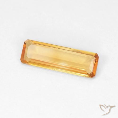 9,17 ctw natürlicher Orange-Gold Citrin, Oktagonschliff, VVS-VS