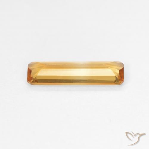 9,17 ctw natürlicher Orange-Gold Citrin, Oktagonschliff, VVS-VS