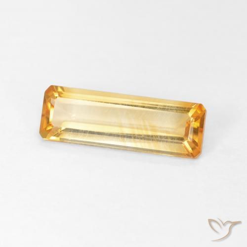 9,17 ctw natürlicher Orange-Gold Citrin, Oktagonschliff, VVS-VS