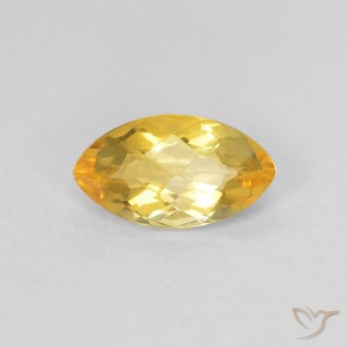 0.88ct Natürlicher Golden Citrin, Marquise, VS