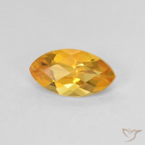 9,17 ctw natürlicher Dunkelorange-Gold Citrin, Marquise, VS
