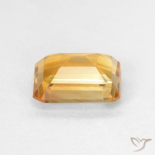 9,17 ctw natürlicher Tiefes Orange-Gold Citrin, Oktagonschliff, VVS-VS
