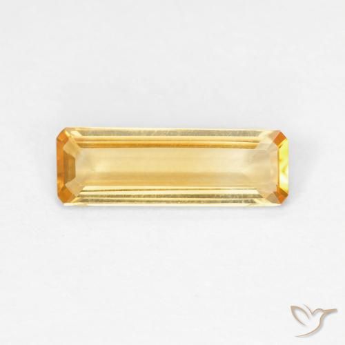 1.03ct Natürlicher Top-Gold Citrin, Smaragdschliff, VVS-VS