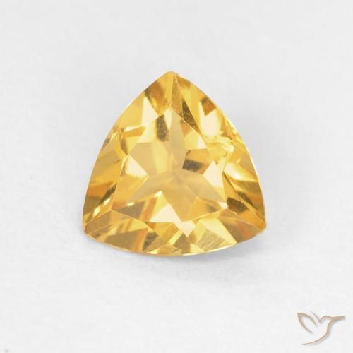 1.03ct Natürlicher Helles Gold Citrin, Trillion, VVS