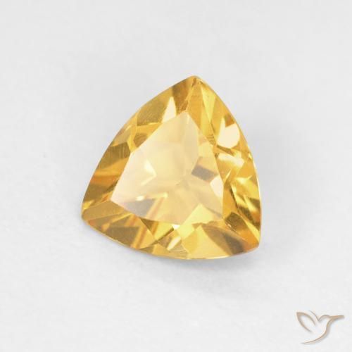 9,17 ctw natürlicher Helles Gold Citrin, Trillion, VVS