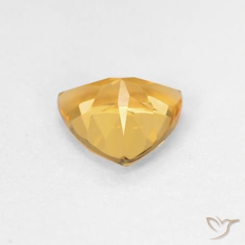 9,17 ctw natürlicher Helles Gold Citrin, Trillion, VVS