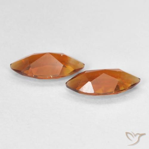 0.88 ct natürliche Amber Orange Citrin-Edelsteine, Marquise, VVS