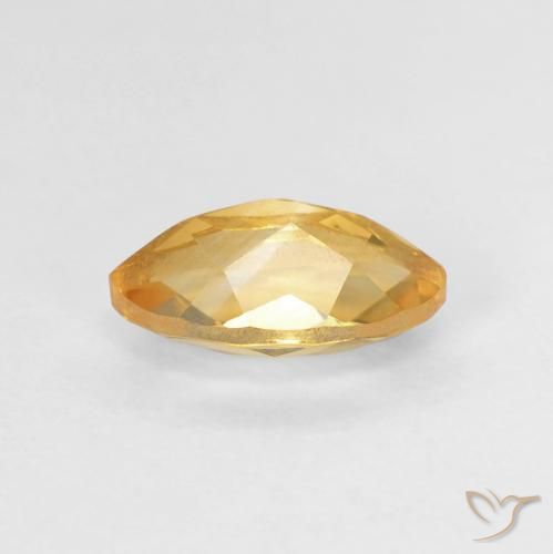 9,17 ctw natürlicher gold-orange Citrin, Marquise, VVS-VS