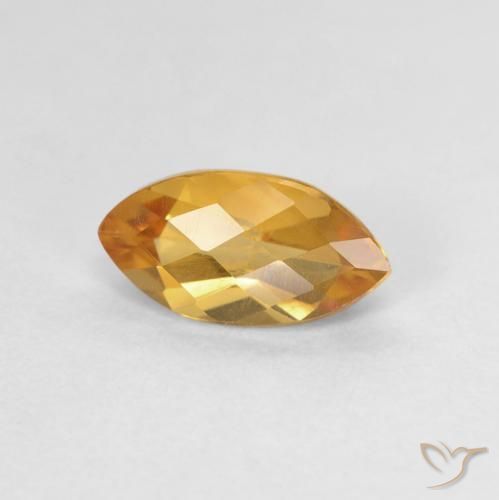 9,17 ctw natürlicher Orange-Gold Citrin, Marquise, VVS-VS