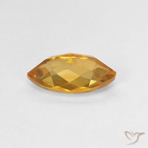9,17 ctw natürlicher Orange-Gold Citrin, Marquise, VVS-VS