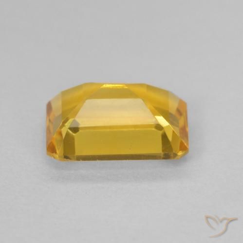 9,17 ctw natürlicher Mittleres Gold Citrin, Oktagonschliff, VVS