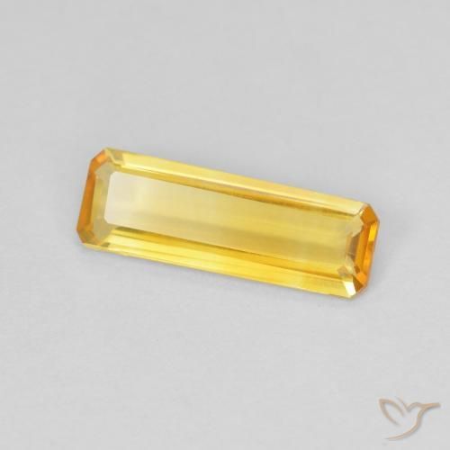 9,17 ctw natürlicher Helles Gold Citrin, Oktagonschliff, VVS