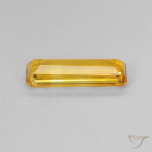 9,17 ctw natürlicher Mittelgold Citrin, Oktagonschliff, VVS