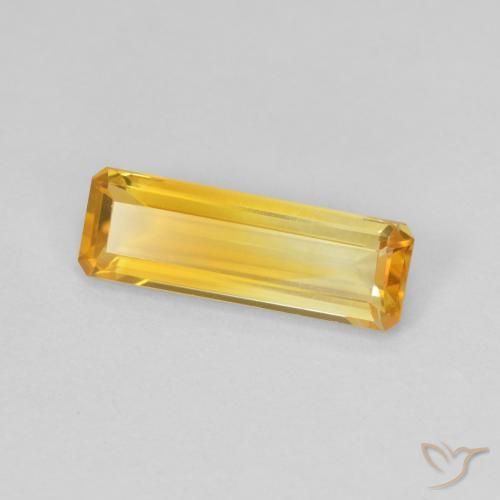 9,17 ctw natürlicher Mittelgold Citrin, Oktagonschliff, VVS