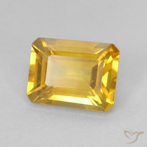 9,17 ctw natürlicher Golden Citrin, Oktagonschliff, VVS