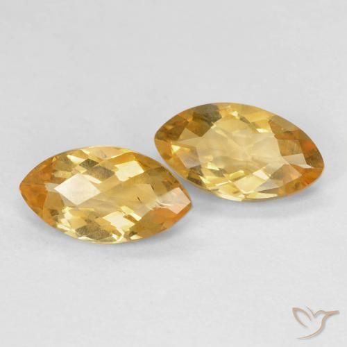 1.71 ct natürliche Medium Light-Golden Citrin-Edelsteine, Marquise, VS