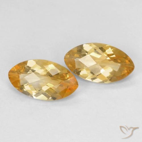 1.71 ct natürliche Medium Light-Golden Citrin-Edelsteine, Marquise, VS