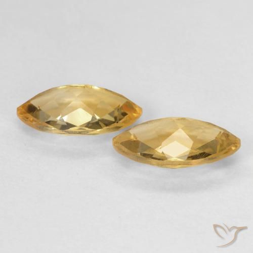 1.71 ct natürliche Medium Light-Golden Citrin-Edelsteine, Marquise, VS