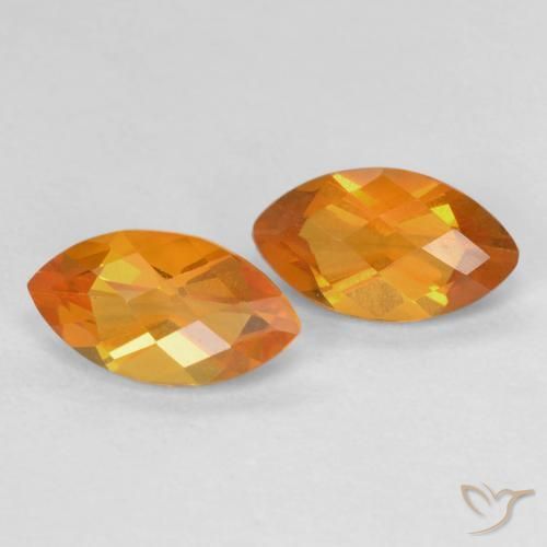 1.93 ct natürliche Mittelorange Citrin-Edelsteine, Marquise, VS
