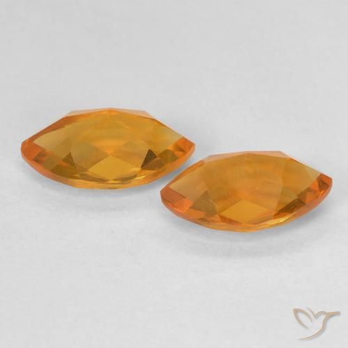 1.93 ct natürliche Mittelorange Citrin-Edelsteine, Marquise, VS