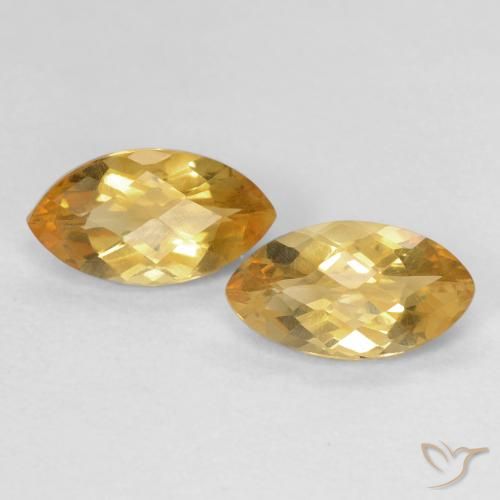 1.88ctw Natürlicher Medium Dark-Golden Citrin, Marquise, VS