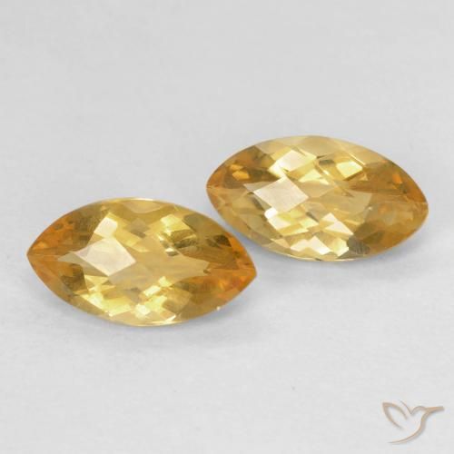 1.88 ct natürliche Medium Dark-Golden Citrin-Edelsteine, Marquise, VS