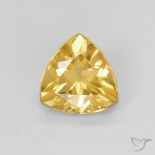 0.88ct Natürlicher Golden Citrin, Trillion, VVS-VS