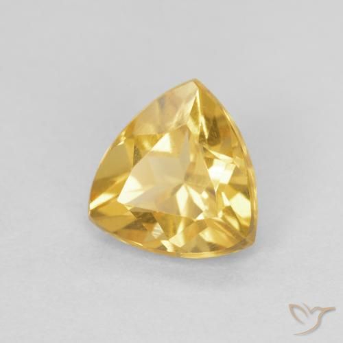 9,17 ctw natürlicher Golden Citrin, Trillion, VVS-VS