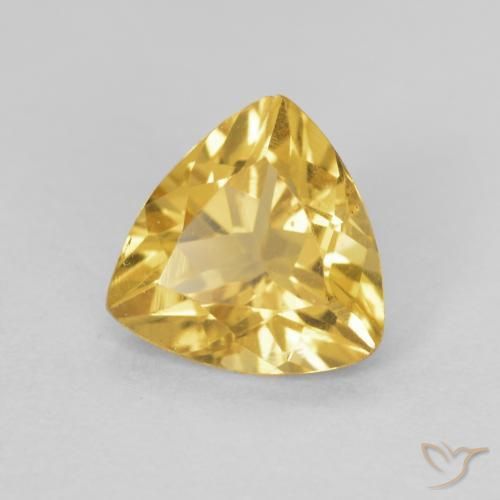 9,17 ctw natürlicher Golden Citrin, Trillion, VVS-VS